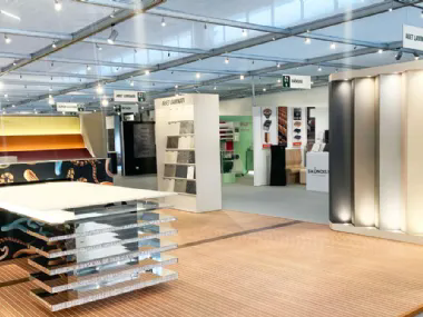 lo stand di Abet Laminati al Sicam