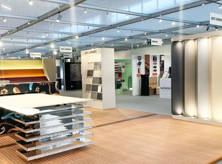 lo stand di Abet Laminati al Sicam